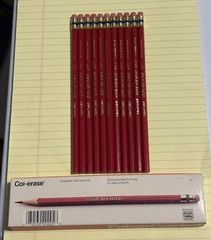 Col-erase Carmine Red 20005 1277 Erasable Color Pencils 11-ct Faber Castell