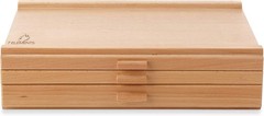 3 Drawer Wooden Artist Storage Supply Box for Pastels, Pencils, Pens, Markers…