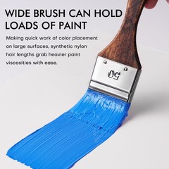 25pcs Paint Brush Set, Acrylic Paint Brushes, Professional Artist Series with…