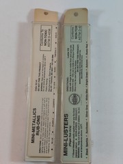 Vintage Craft-T NARCO Mini-Metallics Lusters Rub-Ons Paint Sets 14 Colors