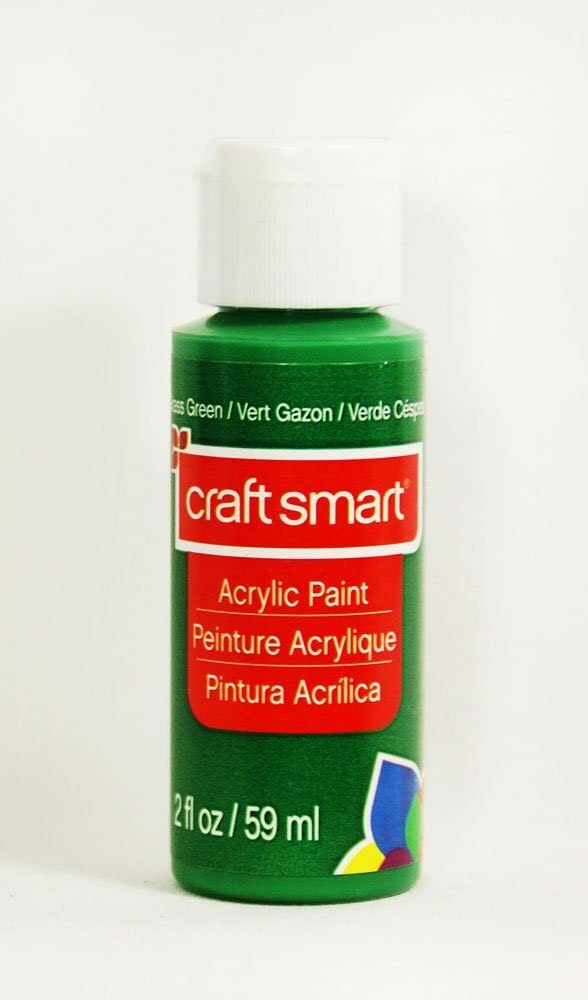Craft Smart Acrylic Paint Grass Green 2 Fl.oz. Bottle