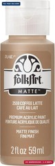 FolkArt Acrylic Paint in Assorted Colors (2 oz), 2559, Coffee Latte
