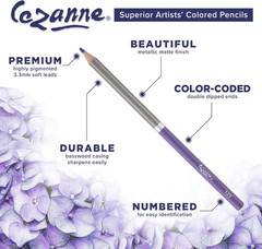 Cezanne Creative Mark Premium Colored Pencils Ultramarine Violet 6 Pack – Highly