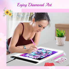 Guiseapue A4 Diamond Art Light Board, Ultra-Thin Light Pad for Painting, Light
