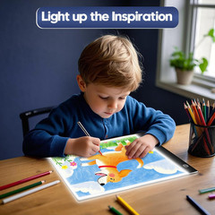 Guiseapue A4 Diamond Art Light Board, Ultra-Thin Light Pad for Painting, Light T