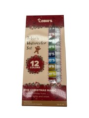TOBIOS Watercolor Kit Limited edition The Christmas Magic holiday hues 12 colors