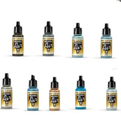 Vallejo Model Air Matt Acrylic Paint Airbrush Colors Water Based Formula 17mL