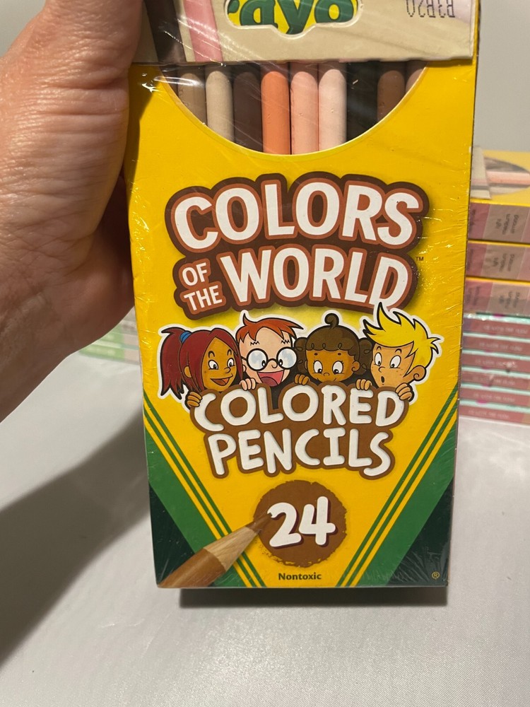 NEW Crayola Colored Pencils 24 Pencils Nontoxic Teachers Students Art Drawing