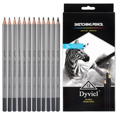 Professional Drawing Sketching Pencil Set – 12 Pieces Drawing Pencils 10B, 8B…