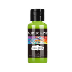 30ml Acrylic Paint for Fabric Leather DIY Pigment Graffiti Art US