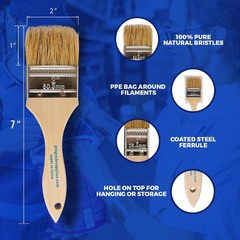 Chip Paint Brushes 96 Pack 2 Inch Chip Brushes Versatile For Paints Stains Varni