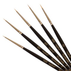 Fine Detail Artist Brush Set Watercolor Acrylic Sizes 10/0 5/0 4/0 3/0 2/0