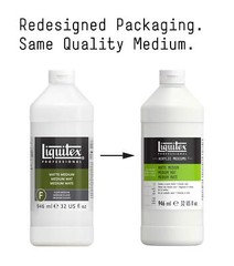 Liquitex BASICS Acrylic Paint 1 Quart Matte Medium 250ml Tube Satin Finish