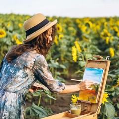 Prem Watercolor Field Book 140# Sketchbook Paper Pad 7×10 Inch