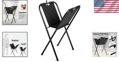 Versatile Portable Artwork Display Rack – Black