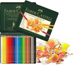 Faber-Castell Polychromos 24 Color Pencils Set