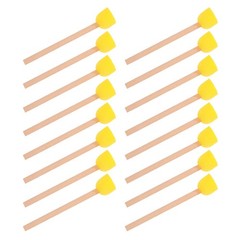 80 Pcs Round Sponge Brush Beginner Watercolor Paintbrushes Children’s Craft