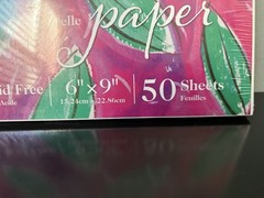 NWT Jack Richeson Watercolor Paper – 9 x 12 in. – 50 Sheets/ 88 lb/ # 1540145