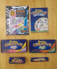 Chameleon Art Products Kids Blending Creative Art And Spray Set Kit