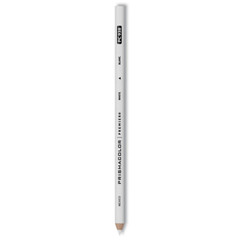 Prismacolor Premier Colored Pencil, 3 mm, 2B, White Lead, White Barrel, Dozen