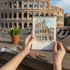 40-Piece Drawing Travel Art Set – Portable Sketch and Drawing Art Kit with 16 Co