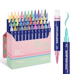 Top Valve Action Marker Pen, 48 Colors Simptap Acrylic Paint Pens, Water Based P
