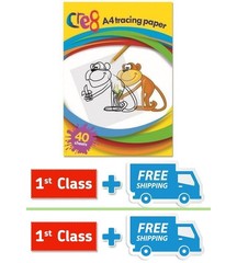 A4 Tracing Paper Pad Drafting Paper 40 Sheets Ideal for Home School Office New