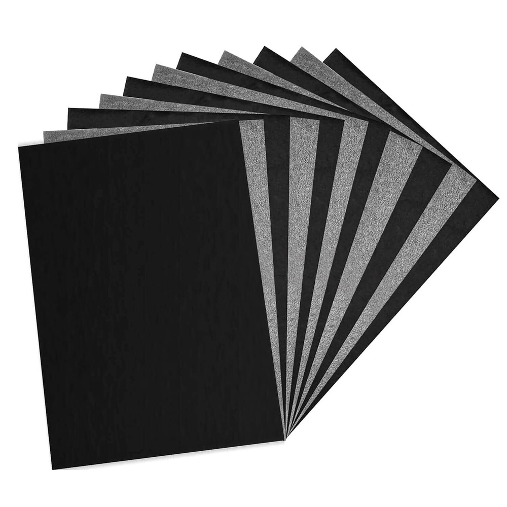 100 Sheets Copy Paper,Black Carbon Transfer Tracing Paper, for Drawing