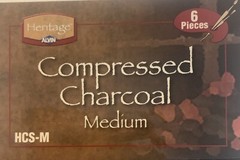 Heritage Alvin & Company- Compressed Charcoal Medium HCS-M 6 Pieces