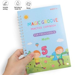 16Pcs Grooved Magic Practice Copybook Set Boys Girls Handwriting Book Practice