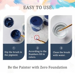 Natuyalo Bird Paint by Numbers Kit for Adults Beginner 16×20 inches, PIC-09