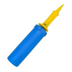 SUSWIM Balloon Pump Handheld Two-Way Dual Action,Double-Way Air Intake Blue