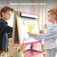 JOYOOSS Art Easel for 17.72 inches (D) x 10 (W) x 10 (H), Pink