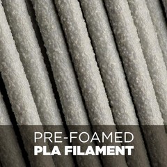 Polymaker Light Weight PLA 0.8kg, 114 – 1.75mm Grey (Hex Code: #94918d)