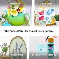 Richly Pigmented Americana Acrylics Set – 9 Bottles of Pastel Craft Paint
