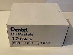 PENTEL Arts Oil Pastel 12 Mini Packs of 12 Class Pack Mixed Colour PHN4 144