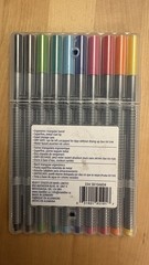 STAEDTLER triplus fineliner 0.3mm Multicolor Fineliner Pens, 10 Pack