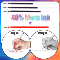 Glitter Gel Pens for Adult Coloring Books, 36 Colors Gel Marker Set