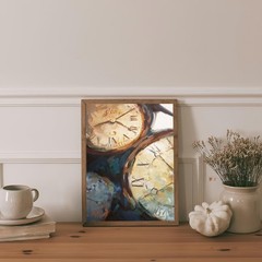 Paint by Numbers Kit for Adults Beginner,Clock Oil Painting Kit Adult Paint b…