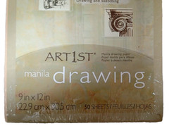 Art1st Manila Drawing Paper 9×12″ Sheets (50 Ct) New Sealed Pack, School & Craft