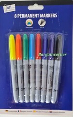 Permanent Marker Bullet Tip Art Home School Office Black Or Colour Pen Markers