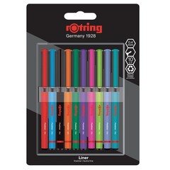 Multicolor Fineliner Marking Pens Set Of 10 0.4Mm For Writing Drawing Note Ta…