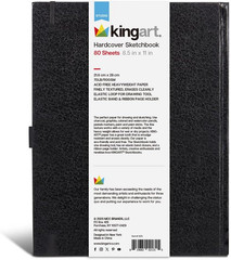 Professional Hardcover Sketchbook Journal – 8.5 X 11 Inch, 80 Sheets (160 Pages)