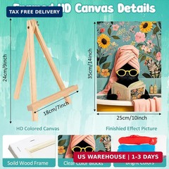 Cat Paint by Numbers Kit for Adults – Animals Adult Paint by Number Kits on Canv