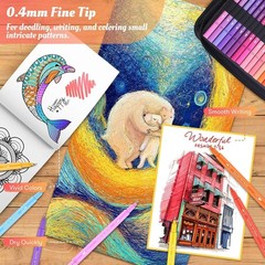 Soucolor Art Supplies for Adults, 72 Colors 1 Count (Pack of 72), 72