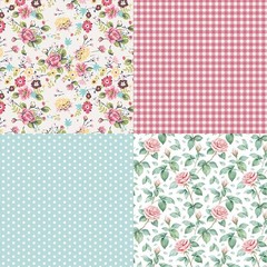 Scrapbook Paper Pack 6×6,Spring ,Vintage Scrapbooking 6-x-6-Inch