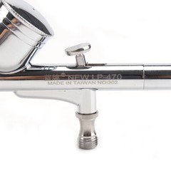 Dual Action Gravity Feed Airbrush Kit 0.2-0.5mm Spray Paint Nail Makeup Art Tool