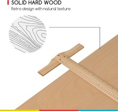 Wood Adjustable Drafting Table: 35.5″ x 23.5″ Art Drawing Desk with Various H…