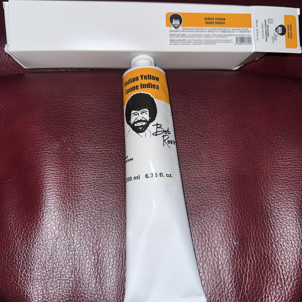 Bob Ross Oil Paint 200ml-Indian Yellow 6.76 Fl Oz 750016370 Pack Of 1