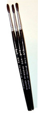 VINTAGE NEW ARTIST PAINT BRUSHES SET OF 3 B.of. E N.Y.C DELTA